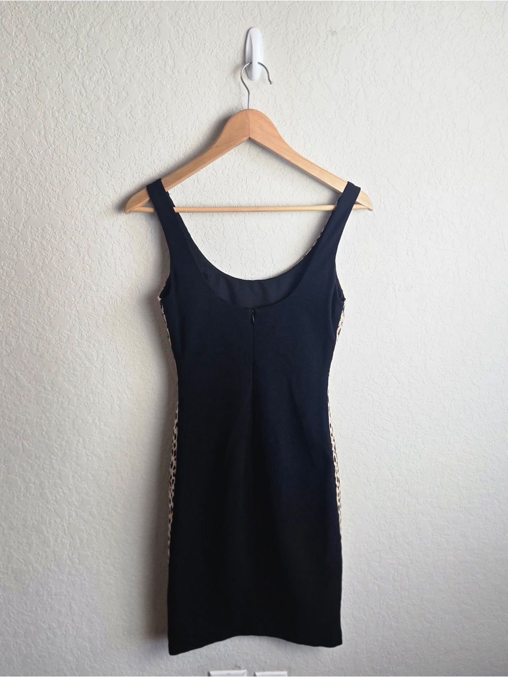 Diane Von Furstenberg Arianna Dress 0 Leopard Caramel New Pearl Black $398 Women - Picture 6 of 11